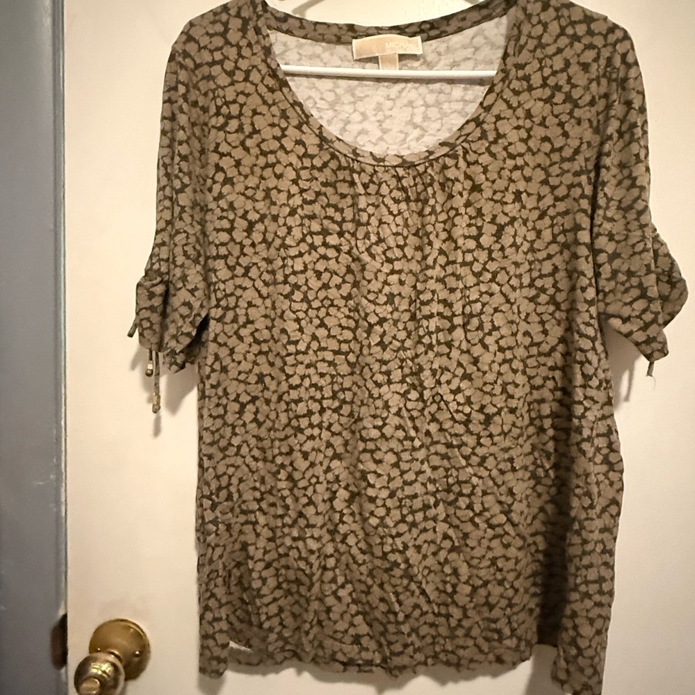 Michael Kors Safari Peasant Style T-Shirt